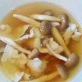 簡単☆旨味引き立つ☆しめじと豚バラ肉の醤油スープ